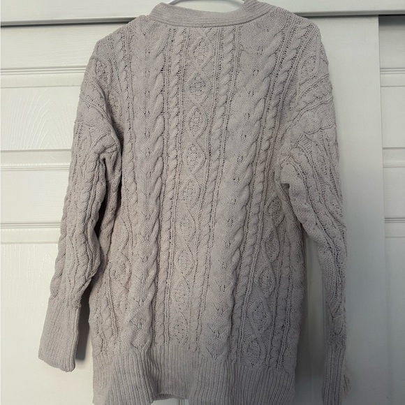 Abercrombie & Fitch Textured Knit Sweater - Cream - Picture 3 of 4